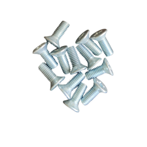 4 Hole Plate Screw  White